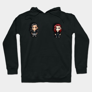 Panda & Nana Pixel Art Hoodie